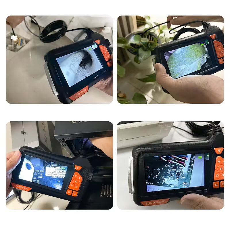 43 LCD HD Endoscope Camera With Waterproof Borescope And LED Lights 5
