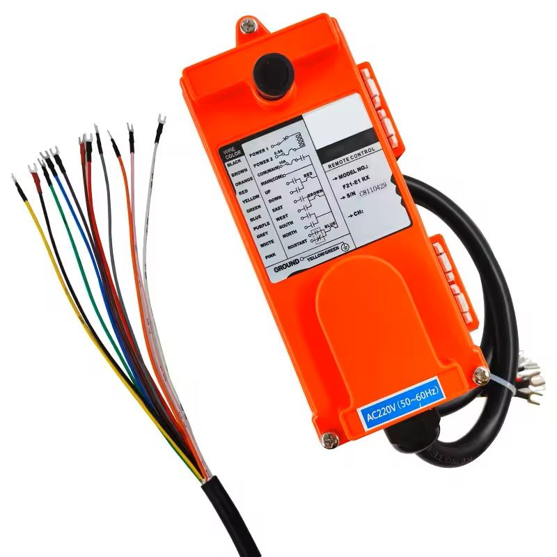 Wireless Industrial Crane Remote Control With Receiver 5