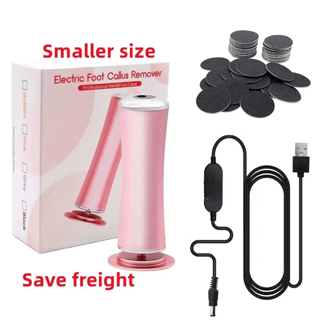 USB Electric Foot Grinder And Callus Remover For Smooth Skin And At Home Pedicures 3