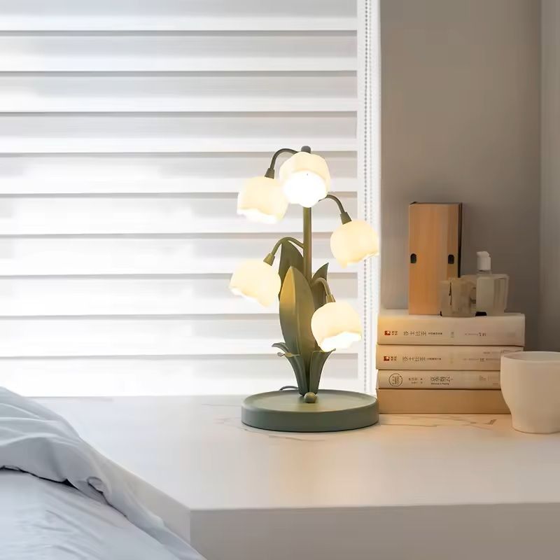 LED Flower Table Lamp With 3Color Landscape Lighting 3