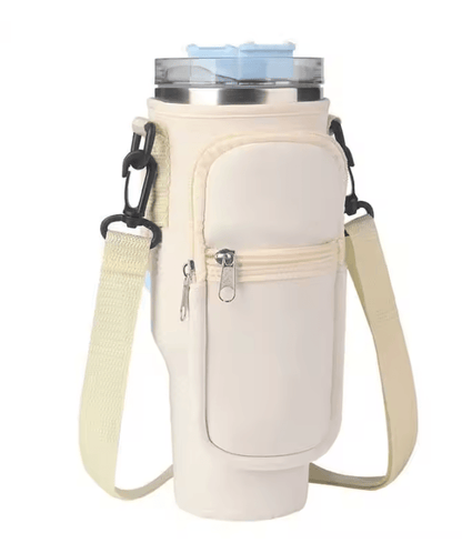 Water Bottle Carrier Bag With Adjustable Strap And Pocket For Stanley 40oz Tumbler 4