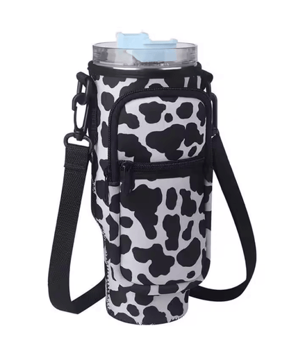 Water Bottle Carrier Bag With Adjustable Strap And Pocket For Stanley 40oz Tumbler 5
