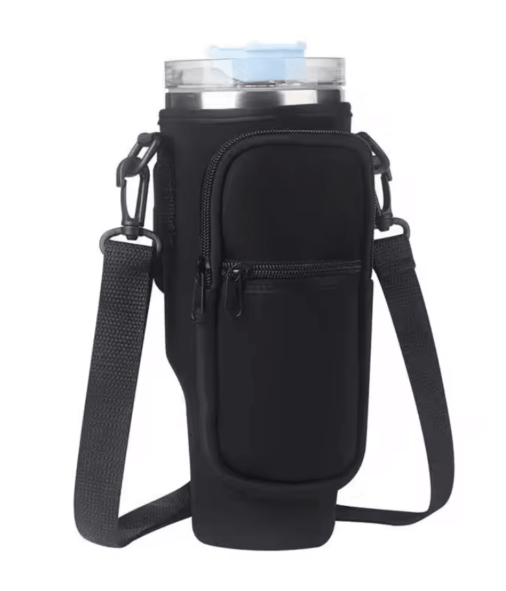 Water Bottle Carrier Bag With Adjustable Strap And Pocket For Stanley 40oz Tumbler 8