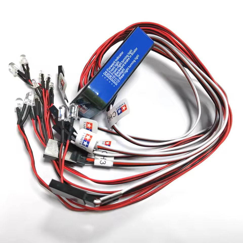 12 LED RC Car Dual Flash Light Kit  Controllable Simulation Lighting 2