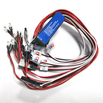12 LED RC Car Dual Flash Light Kit  Controllable Simulation Lighting 2