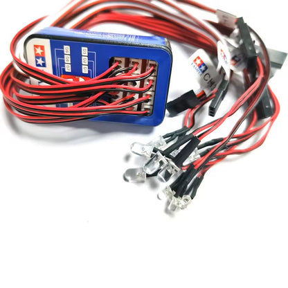 12 LED RC Car Dual Flash Light Kit  Controllable Simulation Lighting 5