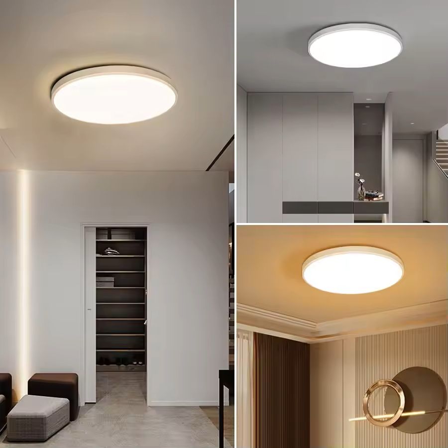 Smart WiFi LED Ceiling Light With App And Voice Control  24W Round Panel Lamp 5