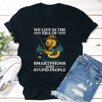 We Live In The Era Of Smartphones Tee