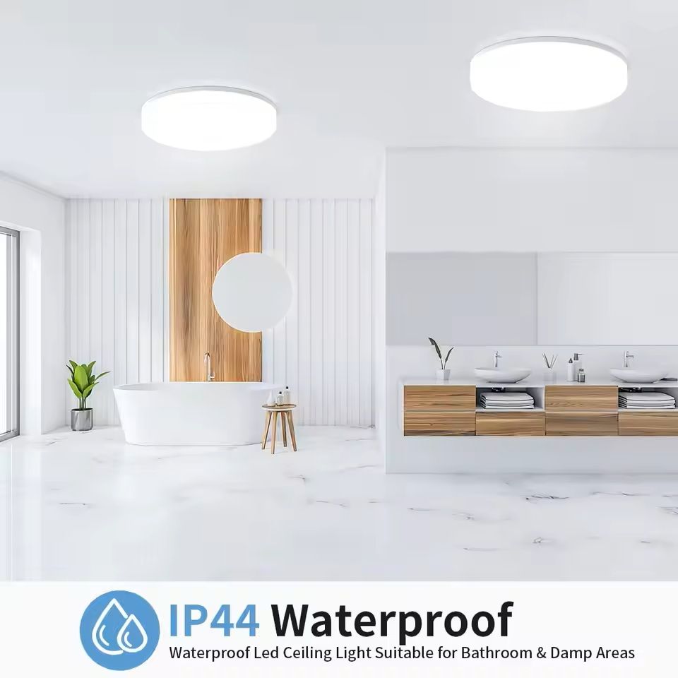 Modern Round LED Ceiling Light  Decorative Indoor Fixture For Living Room Bedroom And Kitchen 3
