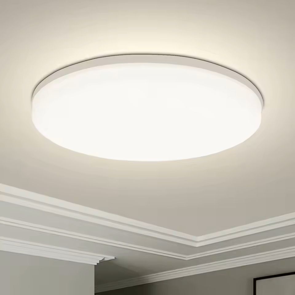 Modern Round LED Ceiling Light  Decorative Indoor Fixture For Living Room Bedroom And Kitchen 8