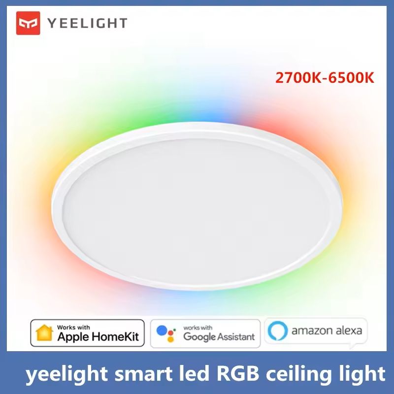 Smart LED RGB Ceiling Light Ultra Thin Dimmable WiFi Voice Control
