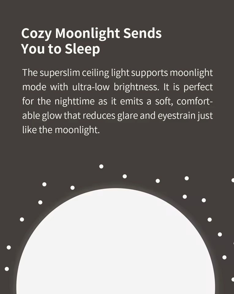 Smart LED RGB Ceiling Light Ultra Thin Dimmable WiFi Voice Control 3