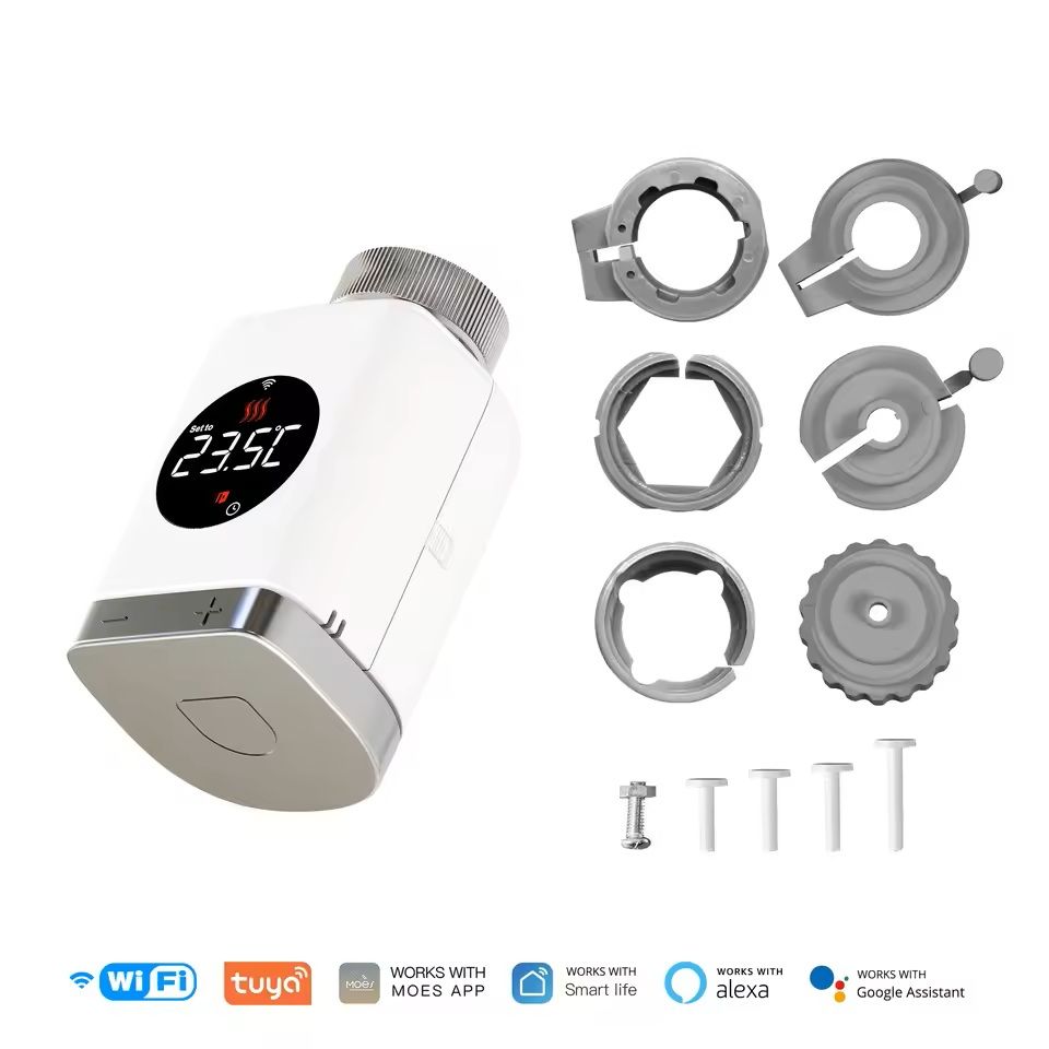 Smart Thermostatic Radiator Valve Programmable WiFi ZigBee Temperature Controller 7