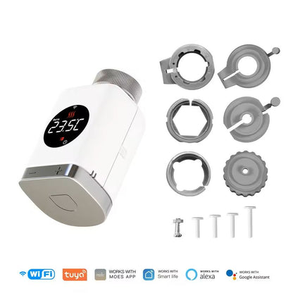 Smart Thermostatic Radiator Valve Programmable WiFi ZigBee Temperature Controller 7