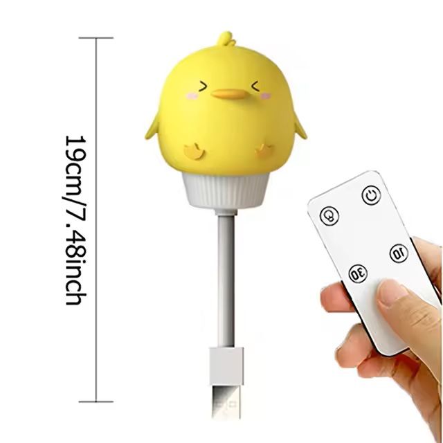Cute USB Night Light With Remote Control For Kids Bedroom 10