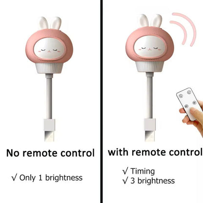 Cute USB Night Light With Remote Control For Kids Bedroom 1