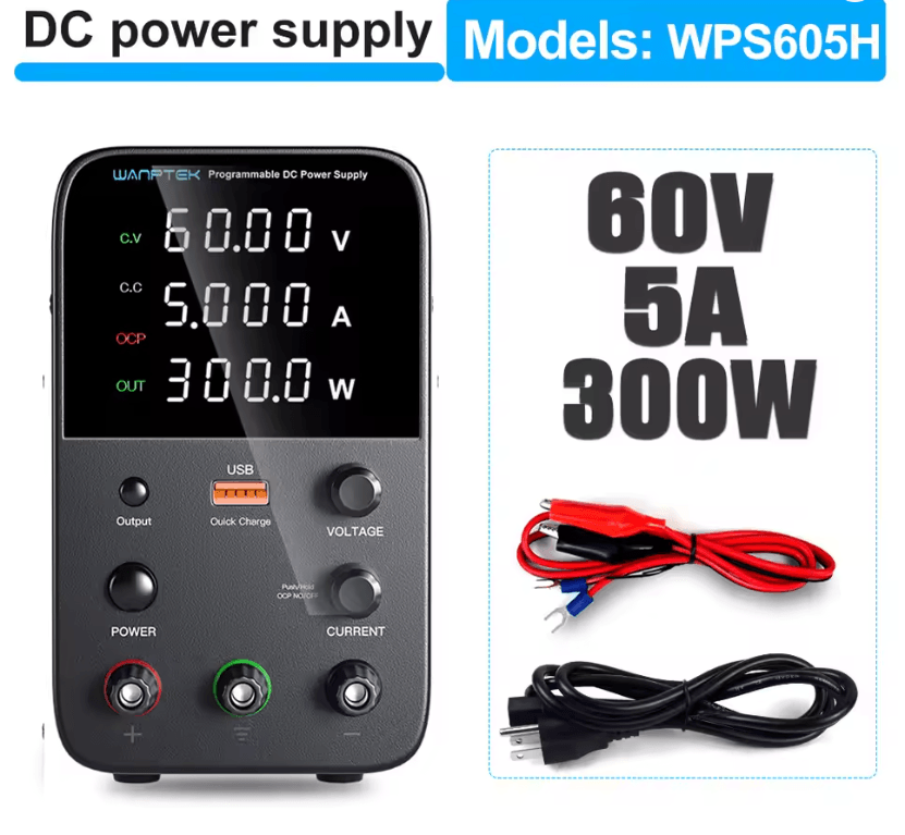 Programmable DC Power Supply 30V 10A Wanptek WPS3010H Adjustable Bench Unit 2