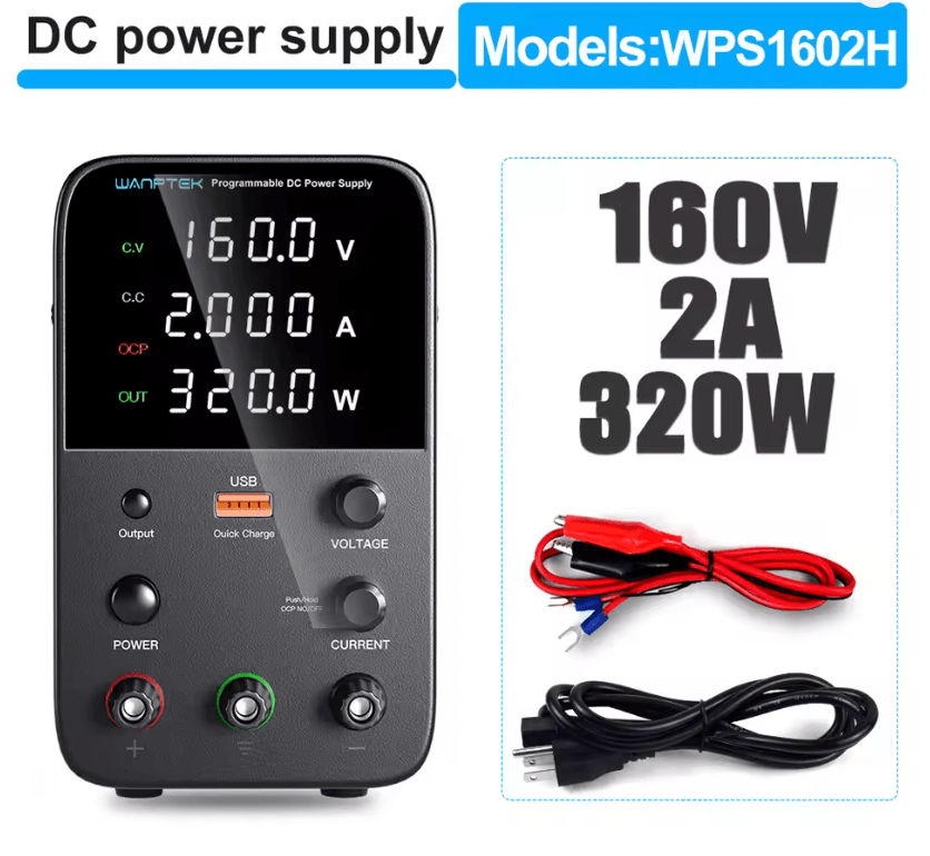 Programmable DC Power Supply 30V 10A Wanptek WPS3010H Adjustable Bench Unit 4