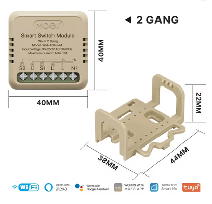 MOES Tuya Smart WiFi Zigbee Switch Dimmer Module For DIY Light Control 2
