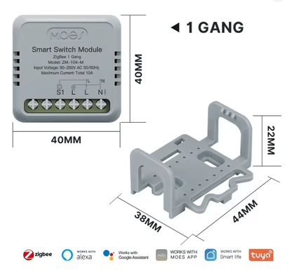 MOES Tuya Smart WiFi Zigbee Switch Dimmer Module For DIY Light Control 6