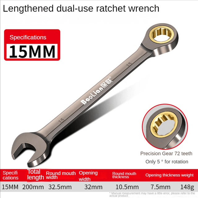 Universal Adjustable Torque Wrench 822mm Torx Ratchet Spanner For Car And Bike Repair 9
