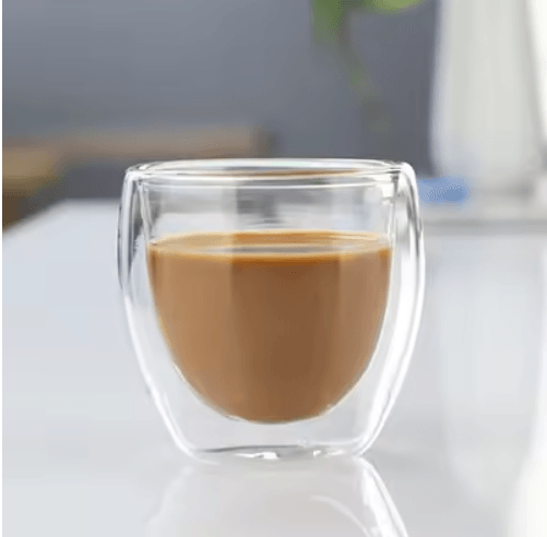 Double Wall Insulated Glass Cups  Clear Handmade Drinkware For Coffee Tea And Whiskey 2