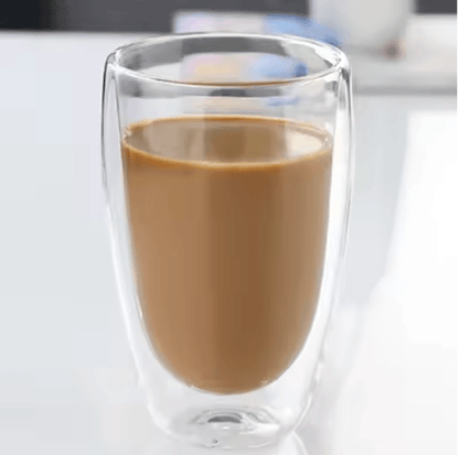 Double Wall Insulated Glass Cups  Clear Handmade Drinkware For Coffee Tea And Whiskey 5
