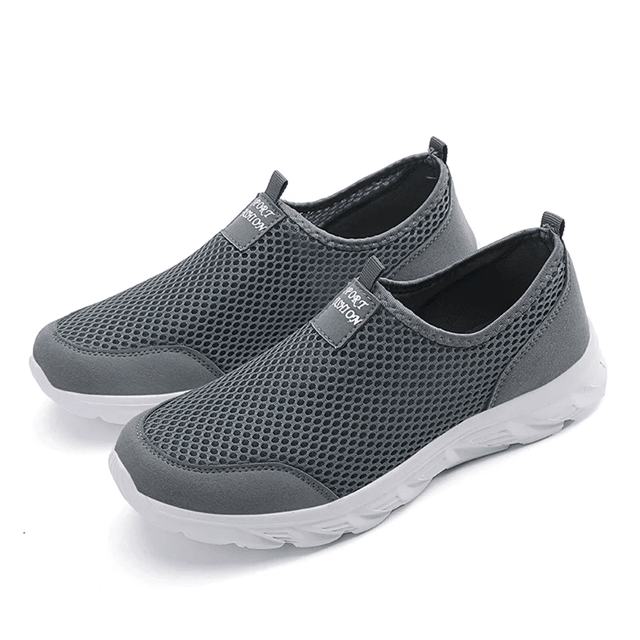 Lightweight Slip On Sneakers For Men  Breathable Anti Slip Outdoor Walking Shoes 3