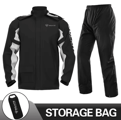 Motorcycle Rain Suit For Riders  Waterproof Jacket And Pants Set For AllWeather Protection 4