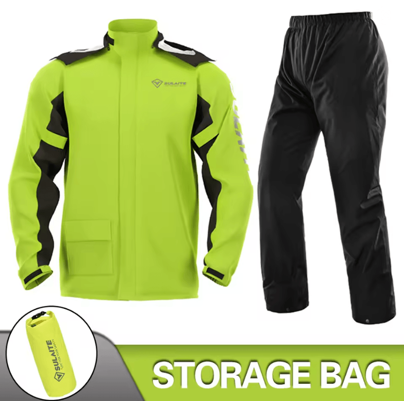 Motorcycle Rain Suit For Riders  Waterproof Jacket And Pants Set For AllWeather Protection 6