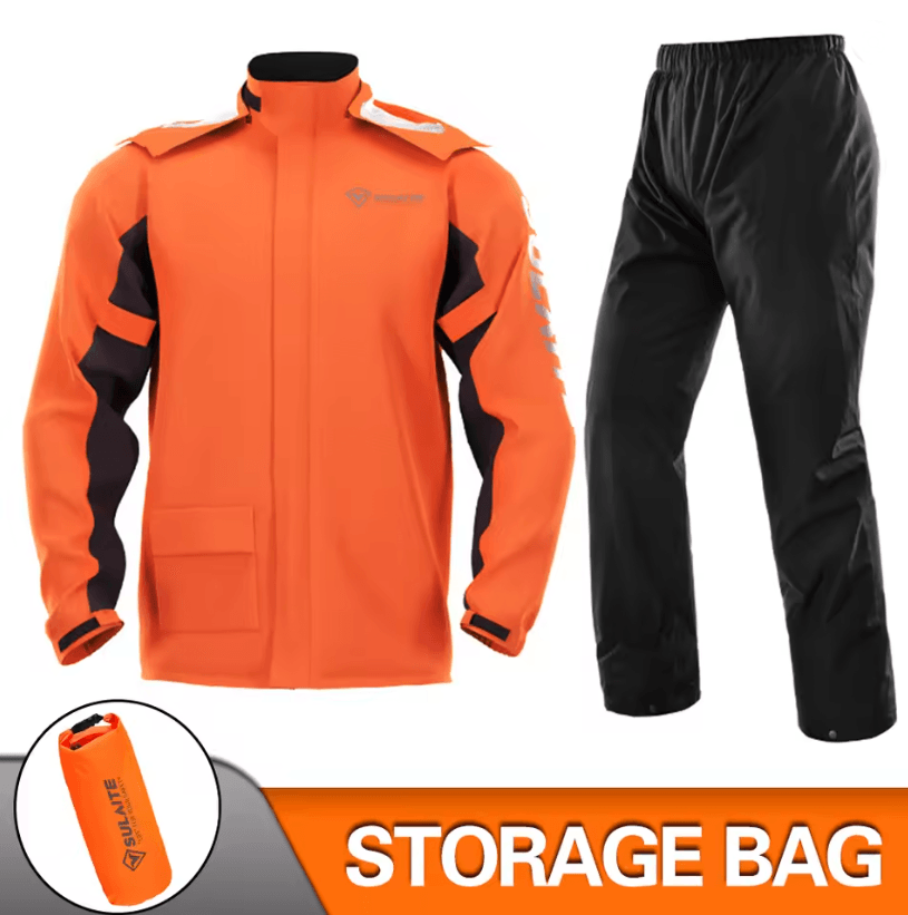 Motorcycle Rain Suit For Riders  Waterproof Jacket And Pants Set For AllWeather Protection 7