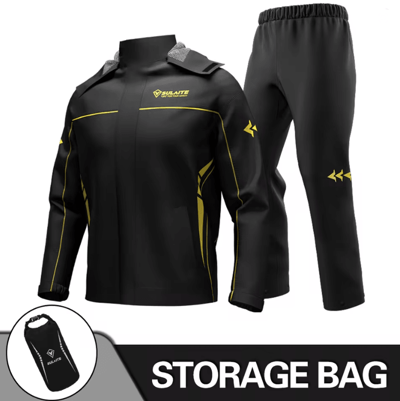 Motorcycle Rain Suit For Riders  Waterproof Jacket And Pants Set For AllWeather Protection 10