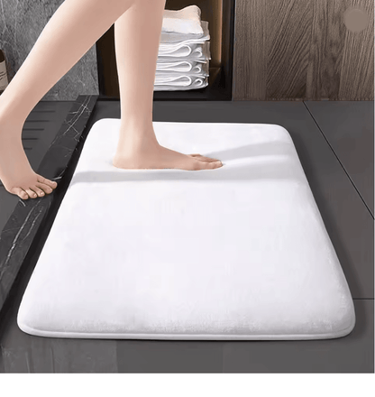 Super Absorbent Non Slip Coral Velvet Bath Mat  Quick Dry Bathroom Floor Mat 4