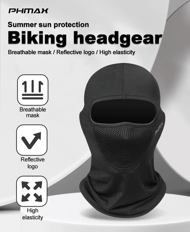 PHMAX Windproof Full Face Motorcycle Balaclava – Breathable Thermal Riding Mask