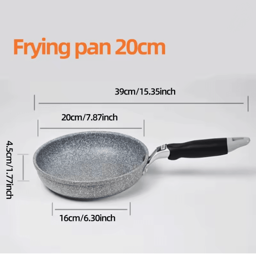 StoneTech Non Stick Frying Pan For Induction And Gas Cooktops 2
