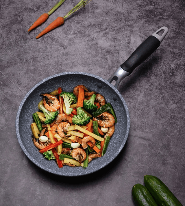 StoneTech Non Stick Frying Pan For Induction And Gas Cooktops 1