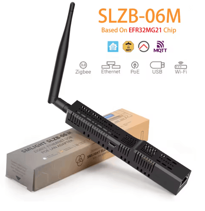 SMLIGHT SLZB-06 Zigbee 3.0 Gateway with Ethernet, WiFi, USB, and PoE Support