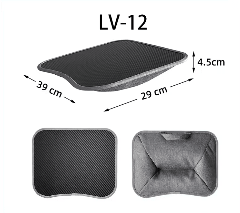 MUMUCC Cushioned Laptop Lap Desk With Mouse Pad  Portable Pillow Table For Home And Travel 1