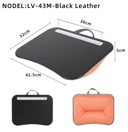 MUMUCC Cushioned Laptop Lap Desk With Mouse Pad  Portable Pillow Table For Home And Travel 5