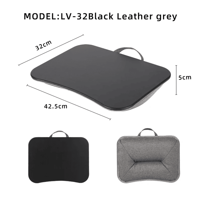 MUMUCC Cushioned Laptop Lap Desk With Mouse Pad  Portable Pillow Table For Home And Travel 2