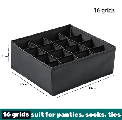 Foldable Fabric Drawer Organizer Set  MultiCompartment Closet Dividers For Underwear Socks Bras And 19
