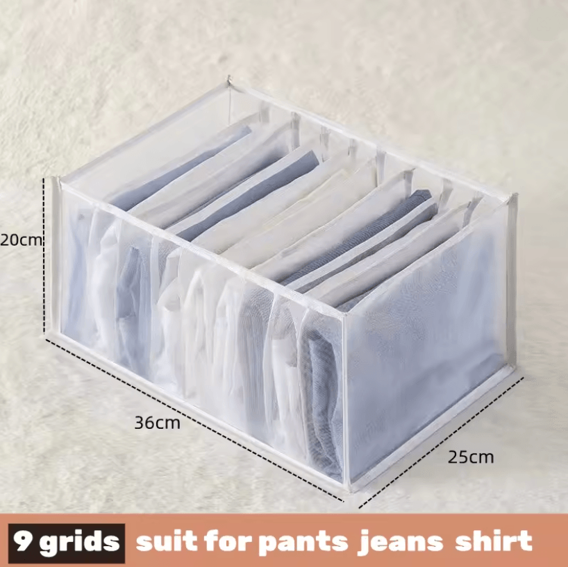 Foldable Fabric Drawer Organizer Set  MultiCompartment Closet Dividers For Underwear Socks Bras And 21