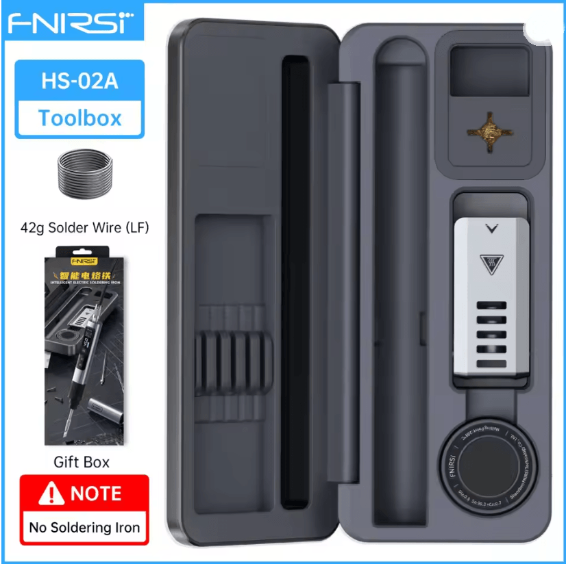 FNIRSI HS02 Smart Soldering Iron 100W With Adjustable Temperature And PD QC Fast Charging 13
