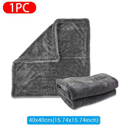 SEAMETAL 1200GSM Microfiber Car Drying Towel  Ultra Absorbent DoubleSided Cleaning Cloth 1