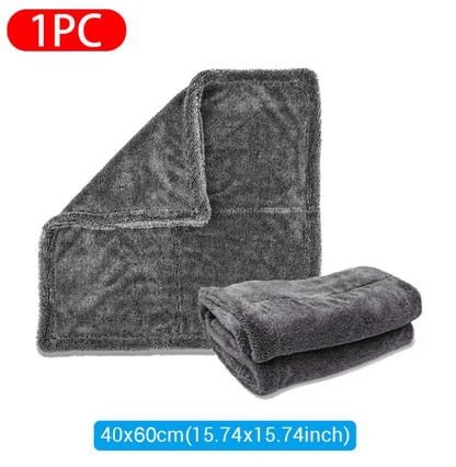 SEAMETAL 1200GSM Microfiber Car Drying Towel  Ultra Absorbent DoubleSided Cleaning Cloth 2