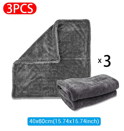 SEAMETAL 1200GSM Microfiber Car Drying Towel  Ultra Absorbent DoubleSided Cleaning Cloth 4