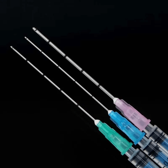 50Pack Disposable Blunt Tip Cannula Needles For Filler Injections  MultiGauge Set For Facial Aesthe 2