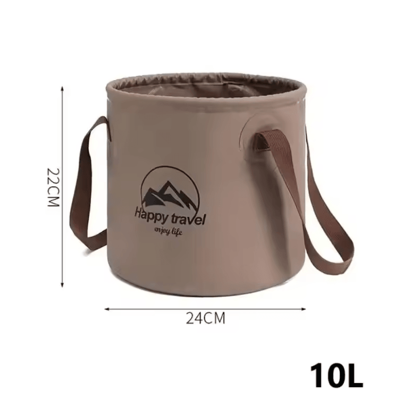 Collapsible Portable Camping Bucket  Foldable Outdoor Water Carrier For Fishing And Travel 4