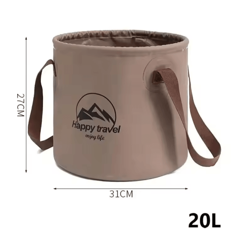 Collapsible Portable Camping Bucket  Foldable Outdoor Water Carrier For Fishing And Travel 5