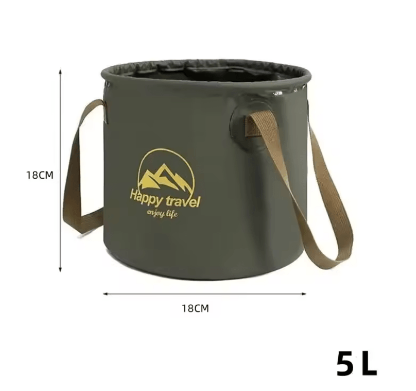 Collapsible Portable Camping Bucket  Foldable Outdoor Water Carrier For Fishing And Travel 6